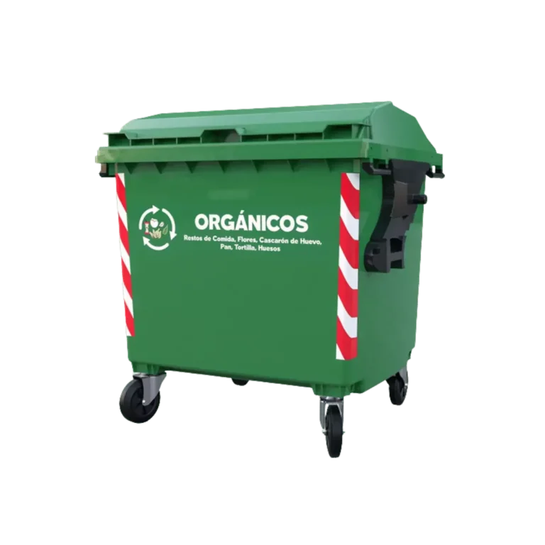 Contenedor de Basura VIC 1100 Litros con Ruedas | Venta y Cotización